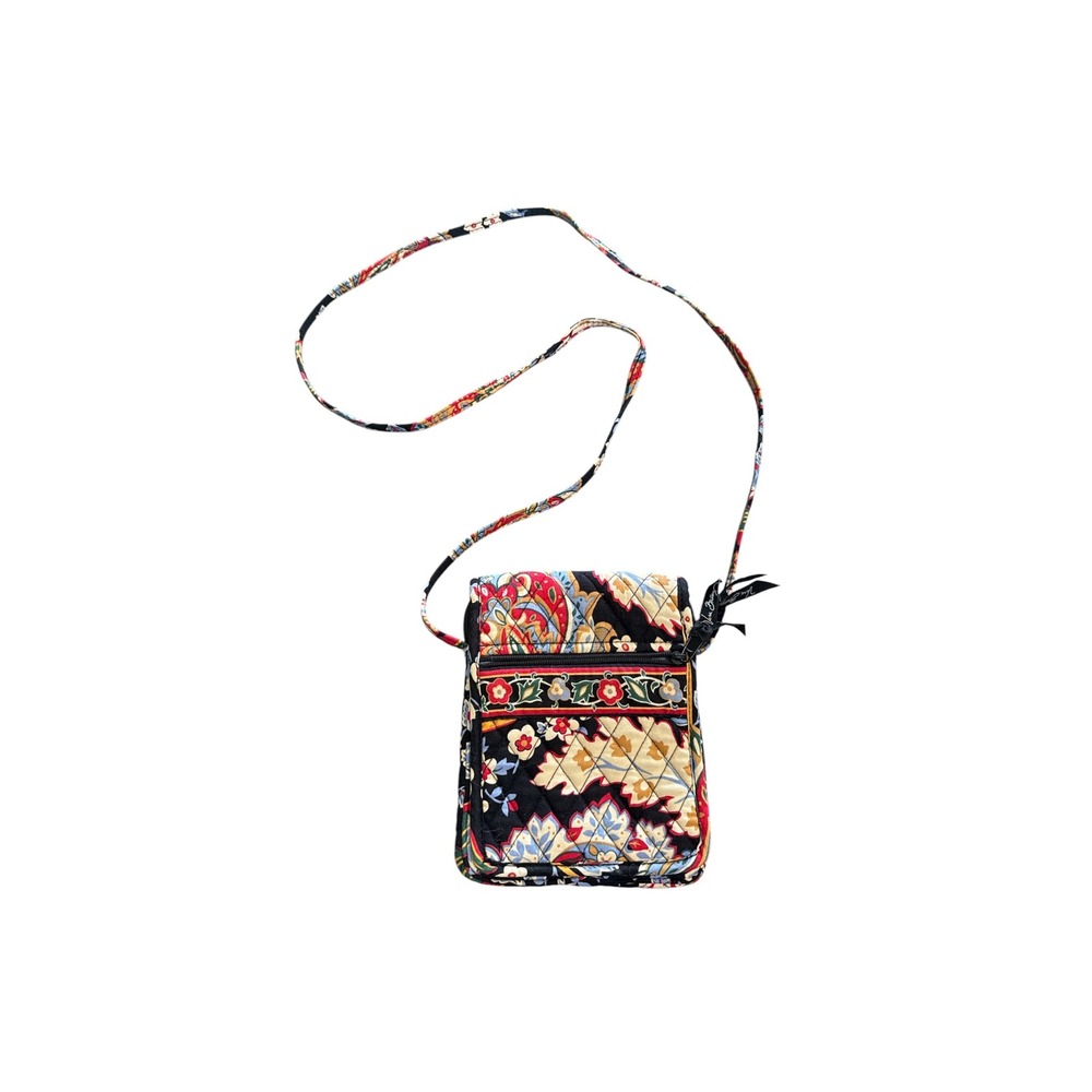 Vera Bradley Versailles Quilted Cotton Crossbody Bag Floral Travel Pouch
